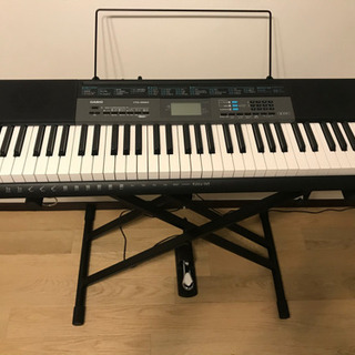 電子ピアノ【2019年製CASIO CTK-2550】、ペダル、...