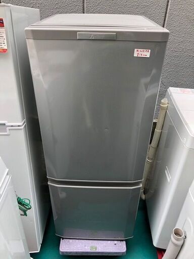 ☆中古 激安！！  MITSUBISHI 三菱　2ドア　ノンフロン冷凍冷蔵庫　146L　2015年製  MR-P15Y-S  【KBD098】￥11500！！