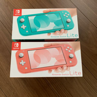 【ネット決済】Nintendo Switch light新品未使用2台