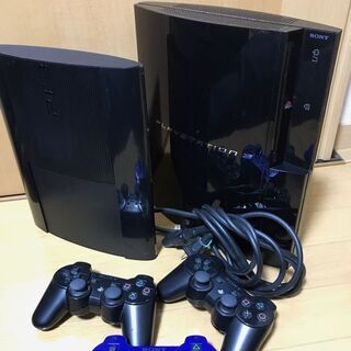 ジャンク　PS3　本体2台　ワイヤレスコントローラー3個　通電確...