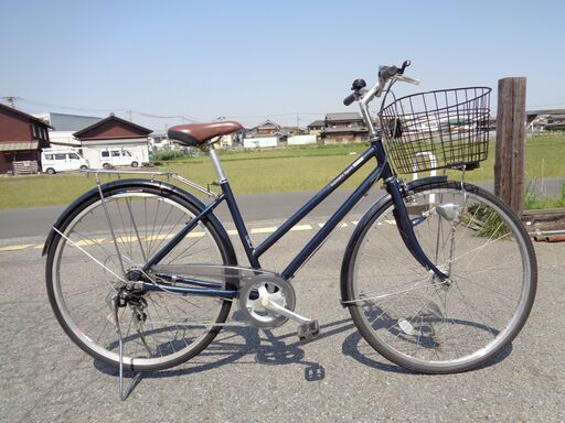 BRIDGESTONE Subnade Sport 27インチ 6速 婦人用 紺色 (75)