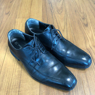 価格交渉可: 革靴 黒 25.5cm HIROKO KOSHIN...