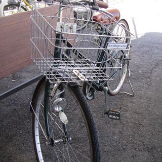 その他 26インチ シティサイクル a.n.design works 6段切替 カゴ付き 