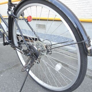 自転車 27インチ ブラック系 ABELIA シティサイクル 大人用 ☆ PayPay(ペイペイ)決済可能 ☆ 札幌市 北区 屯田 自転車 27インチ ブラック系 ABELIA シティサイクル 大人用 ☆ PayPay