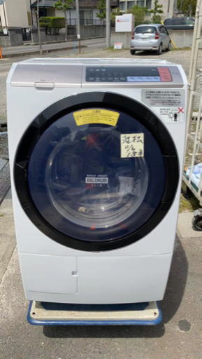 値下げしました●美品 日立 ドラム式洗濯乾燥機 ビッグドラム BD-SV110BR 2018年製 洗濯11.0kg 乾燥6.0kg ヒートリサイクル乾燥 右開き●