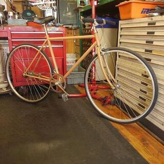 値下げしました~！札幌清田区　自転車屋　ピスト風　コースターブレーキ　通勤通学　オシャレ　27インチ　クロスバイク