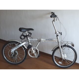 6速 オートライト 超軽量 折りたたみ自転車 ほぼ未使用 20インチ