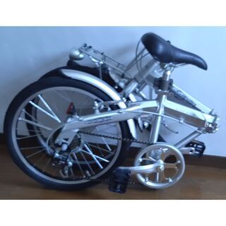 6速 オートライト 超軽量 折りたたみ自転車 ほぼ未使用 20インチ