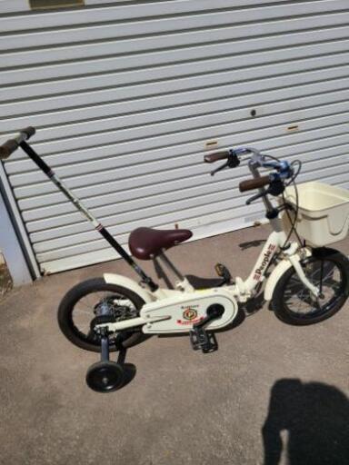 いきなり 補助輪付き自転車