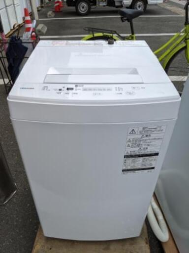 ラインのお友達追加で3%off全自動洗濯機 東芝 AW-45M5 2018年製 4.5kg【3ヶ月保証★送料に設置込】自社配送時代引き可※現金、クレジット、スマホ決済対応※