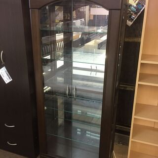 【愛品館市原店】照明付ガラスキュリオケース【管理IIF01765...