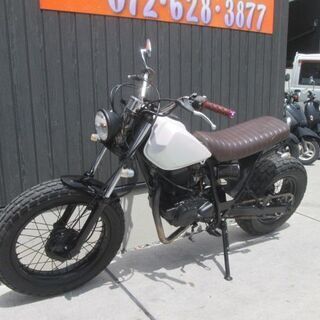 ★１５万円　TW200　実働車★　セル付き！ロンスイカスタム！　ヤマハ　TW