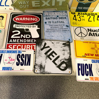 ⭐️激安❤ブリキ看板14枚セット⭐️