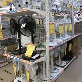 【引取限定】店頭案内　扇風機コーナー【うるま市田場】