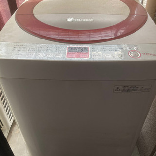 【⭐️SHARP⭐️】イオンコート洗濯機　7kg