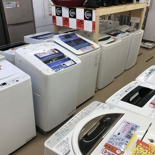 【引取限定】店頭案内　洗濯機コーナー【うるま市田場】
