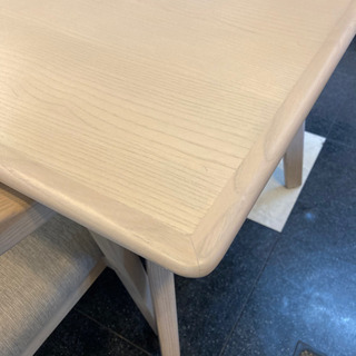 未使用(アウトレット品) ダイニングセット　ナチュラル　4人掛け