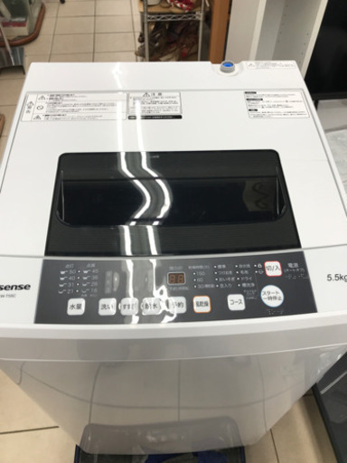 Hisense ハイセンス HW-T55C 2018年製 5.5kg 洗濯機