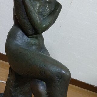 ブロンズ像　大型　裸婦　宮本光庸　日展評議員 彫刻家　高さ約63.0ｃｍ ブロンズ像 大型 裸婦 宮本光庸 日展評議員 彫刻家 高さ約63.0