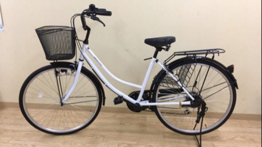 自転車　軽量　ソフィクラブ　白　新古