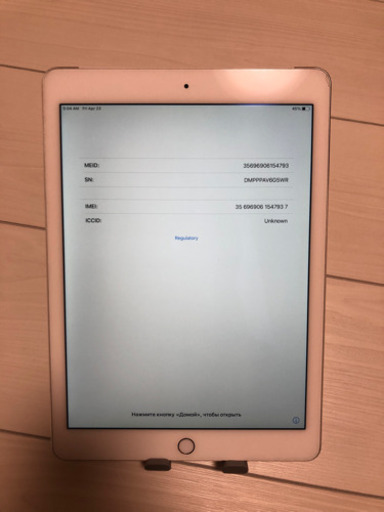 iPadAir2 本体 セルラータイプ　#171