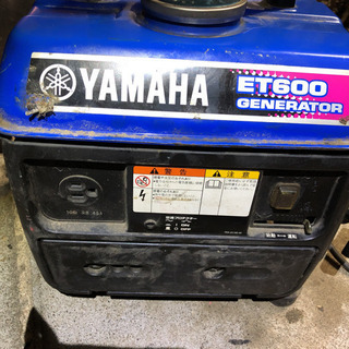 YAMAHA ヤマハ ET600 50Hz 発電機 100V 混...
