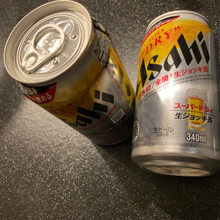 生ジョッキ缶を他のビールとの画像