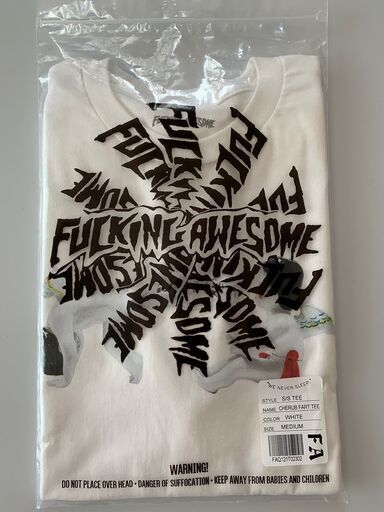 メンズ Fucking Awesome Cherub Fart Tee WHITE (M)