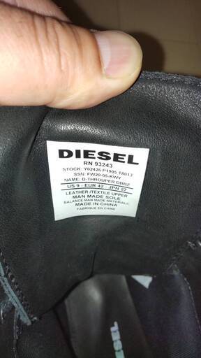 取りに来て頂ける方 【DIESEL】ショートブーツ ディーゼル ほぼ新品