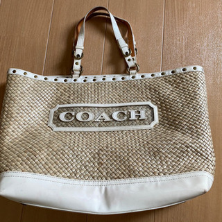 【ネット決済】コーチ　coach カゴバッグ