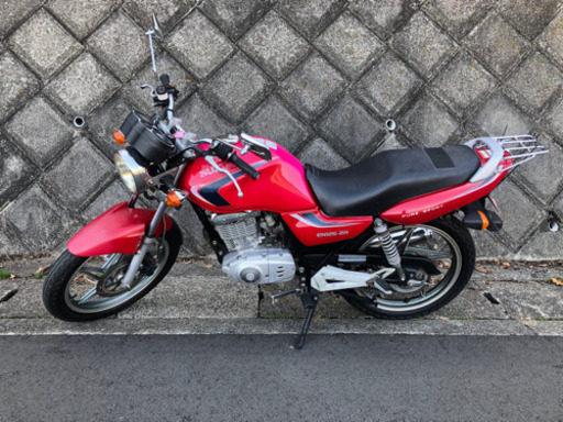 バッテリー新品 実働 スズキ EN125 原付中古バイク車体 GN125 ybr