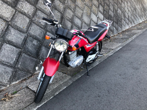 バッテリー新品 実働 スズキ EN125 原付中古バイク車体 GN125 ybr
