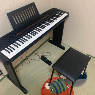 【ネット決済】電子ピアノ　キーボード　76鍵　サスティンペダル付...