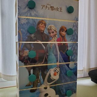 【お値下げしました】アナ雪衣装ケース引き出し&ニトリキッズ積み重...