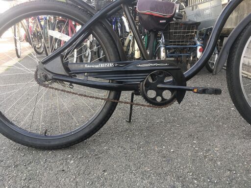 SCHWINN ビーチクルーザー 黒26インチ Amazon | 【マットブラック】【BMXハンドル】変速ギヤ付き
