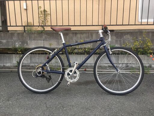 整備済み　美品　クロスバイク　ウィークエンドバイク　26インチ　紺色