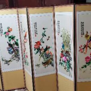 韓国屏風 慶事、法事 - 家具
