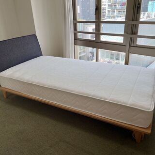【4/25迄】定価79,200円　IDÉEのシングルベッド（美品...