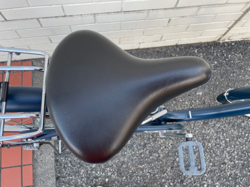 GM482【中古美品】2020年製 自転車 26インチ オートライト ギヤなし 青  