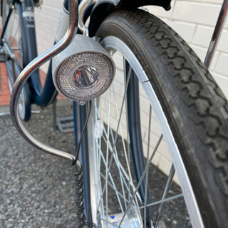 GM482【中古美品】2020年製 自転車 26インチ オートライト ギヤなし 青