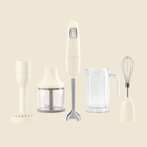 【未使用国内正規品】 Smeg ハンドブレンダー、クリーム色