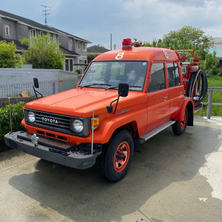 【希少/レトロ】消防車☆ FJ75 ランドクルーザー プラド Ｗ...