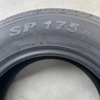DUNLOP 195/80R15 ハイエース S-GL 純正 4本