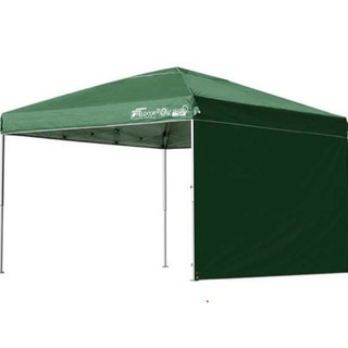 超美品ワンタッチ タープテント3m×3mサイドシート4枚付き