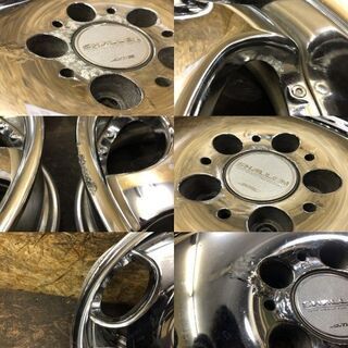 AME SHALLAEN シャレン ENKEI製 社外ホイール 19インチ 4本 8.5J5HPCD114.3+23/+42 メッキホイール 深リム　(VHF173) クレジットカード QR決済可能