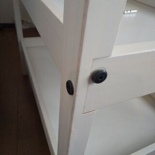 【ネット決済】IKEA イケア おむつ替え台 白 収納