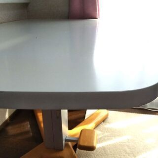 【ネット決済】昇降テーブル（白）リフティングテーブル