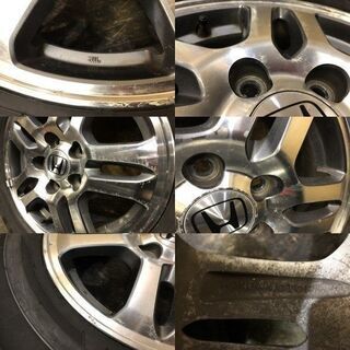 【DUNLOP ENASAVE RV504 205/70R15】夏タイヤ【ホンダ CR-V 純正ホイール 15インチ 6J5HPCD114.3+50】2016年製　(MTM39) クレジットカード QR決済可能