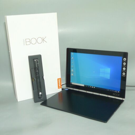 送料無料 元箱完備 高速eMMC64GB 中古良品 10.1型 Lenovo Yoga Book ノートパソコン Atom 4GB 無線 カメラ Bluetooth Windows10 Office