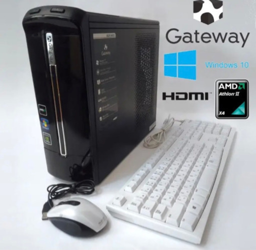 GATEWAY 中古デスクトップ Win10Home64 メモリー8G